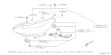 Diagram for Subaru Headlight - 84001FL00B