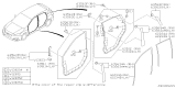 Diagram for Subaru Impreza Window Run - 63527FL00A