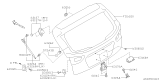 Diagram for 2021 Subaru Impreza Trunk Lid Lift Support - 63269FL110