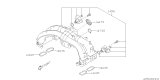 Diagram for Subaru Impreza Intake Manifold Gasket - 14035AA71A