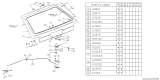 Diagram for 1994 Subaru Justy Door Hinge - 761145570