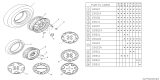 Diagram for 1987 Subaru Justy Spare Wheel - 723121700