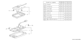Diagram for Subaru Justy Dome Light - 784911300