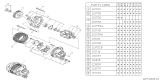 Diagram for 1992 Subaru Justy Alternator Bearing - 23721KA070