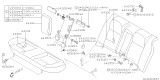 Diagram for Subaru Impreza STI Armrest - 64380AG140OE
