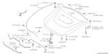 Diagram for Subaru Impreza WRX Hood Release Cable - 57330FA100ML