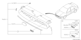 Diagram for Subaru Impreza WRX Grille - 91121FE110