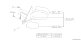 Diagram for Subaru Impreza STI Mirror Cover - 91054FE010PG