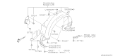 Diagram for Subaru Impreza STI Wheelhouse - 59110FE151
