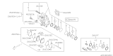 Diagram for Subaru Brake Pad Set - 26696FE050