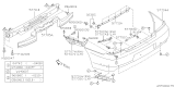 Diagram for Subaru License Plate - 757745510
