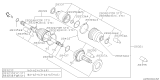 Diagram for Subaru Tribeca Axle Shaft Retainer - 28333AG000