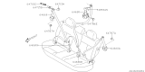 Diagram for 2002 Subaru Impreza WRX Seat Belt - 64661FE010NE