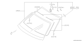 Diagram for Subaru Impreza STI Windshield - 65009FE290