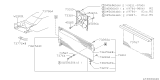 Diagram for Subaru Cooling Fan Bracket - 73313FA000
