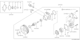 Diagram for 1993 Subaru Impreza Power Steering Pump - 34411AA410