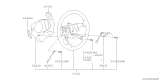 Diagram for 2001 Subaru Impreza Steering Column Cover - 34317FA030ML