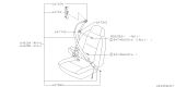 Diagram for 1996 Subaru Impreza Seat Belt - 64619FA320EM