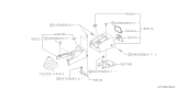 Diagram for Subaru Ashtray - 92075FA000EM