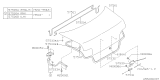 Diagram for Subaru Trunk Lid Latch - 57530FA000