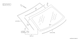 Diagram for Subaru WRX STI Windshield - 65109FJ001