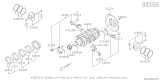 Diagram for 2008 Subaru Impreza Piston Ring Set - 12033AC000