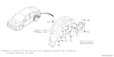 Diagram for Subaru WRX Wheelhouse - 59122VA010