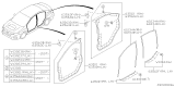 Diagram for Subaru Door Seal - 63511FJ100