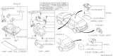 Diagram for Subaru Dome Light - 84611GA000