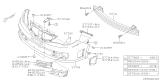 Diagram for Subaru Impreza WRX Bumper - 57704FG060
