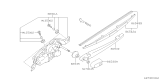 Diagram for Subaru Wiper Arm - 86532FG080