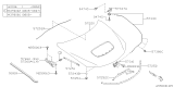 Diagram for Subaru Hood Hinge - 57260FG0109P