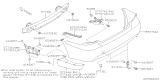 Diagram for 2008 Subaru Impreza Bumper - 57704FG070