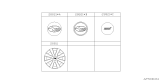 Diagram for 2010 Subaru Forester Wheel Cover - 28821SA030