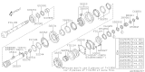 Diagram for Subaru Impreza WRX Transfer Case Output Shaft Snap Ring - 805074010