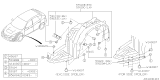 Diagram for 2010 Subaru Impreza WRX Wheelhouse - 59110FG012