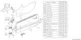 Diagram for Subaru Legacy Door Check - 62090AA001