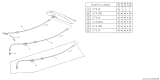 Diagram for Subaru Impreza Speedometer Cable - 37410AA001