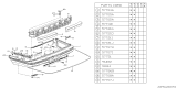Diagram for Subaru XT License Plate - 57745GA420