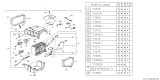 Diagram for Subaru Legacy Evaporator - 73061AA030