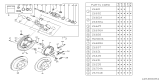 Diagram for 1994 Subaru Legacy Brake Dust Shields - 26255AA051