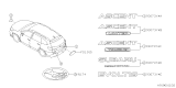 Diagram for Subaru Ascent Emblem - 93013XC000