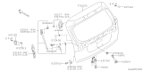 Diagram for Subaru Impreza STI Rear Door Striker - 63264AG000