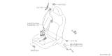 Diagram for 2021 Subaru Ascent Seat Belt - 64631XC00AVH