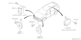 Diagram for Subaru Outback Horn - 86012AL01A