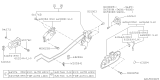 Diagram for Subaru Outback Rear Passenger Door Handle Latch - 63318AC010