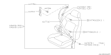 Diagram for 1998 Subaru Outback Seat Belt - 64619AC230MU