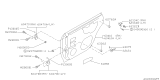 Diagram for Subaru Legacy Door Check - 63302AC001
