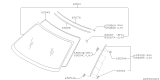 Diagram for Subaru Legacy Windshield - 65009AC510NF