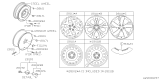 Diagram for Subaru Spare Wheel - 28151SJ010
